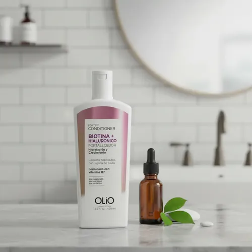 Acondicionador Fortalecedor Biotina Hialuronico X 420ml Olio