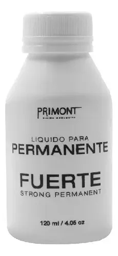 Liquido Permanente Fuerte 120 Ml Cabello Natural Primont
