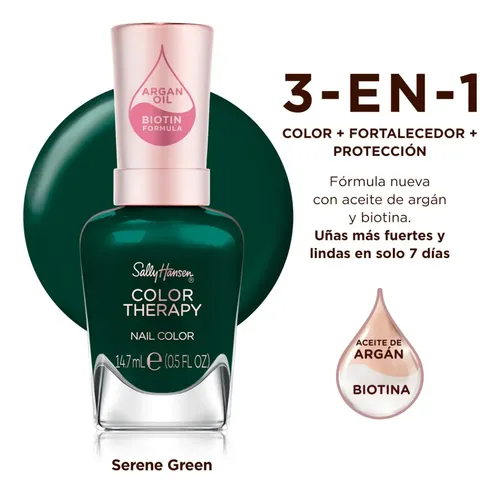 Esmalte De Uñas Sally Hansen Color Therapy 453 Serene Green