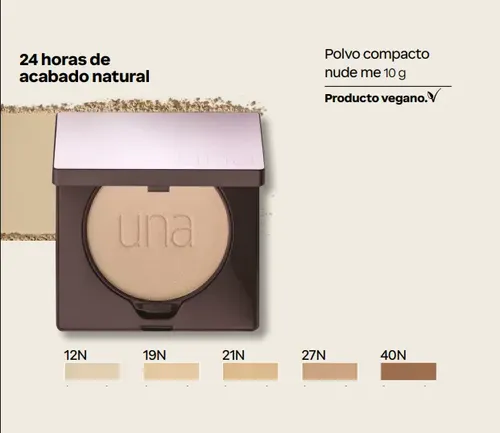Repuesto Polvo Compacto Facial Natura Una Nude Me