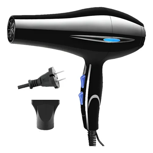 Secadora Cabello Portátil Viaje 1000w Negra