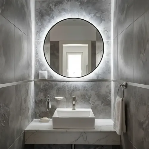 Espejo Redondo 50 Cm Con Luz Led