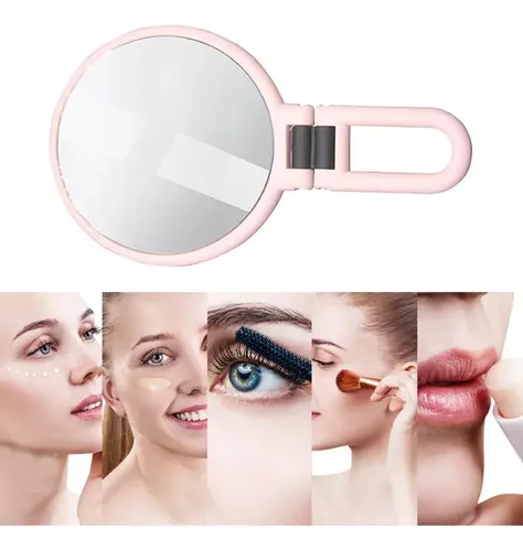 Espejo De Mano Con Aumento 210x/15x, Mango Plegable 2.0-