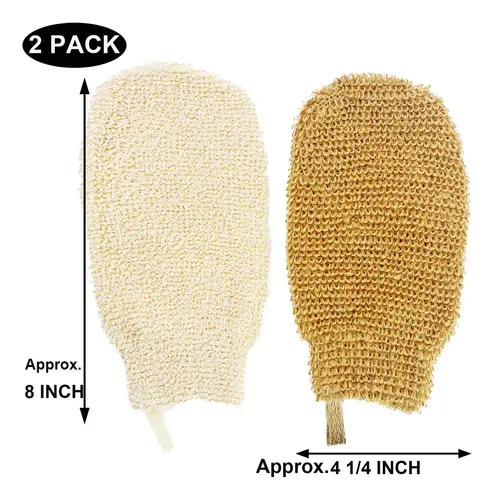 Guantes De Baño Orgánicos Exfoliantes Para Ducha