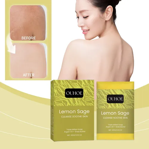 .k Jabón De Baño Mineral Con Limón Ouhoe, Suave E K.