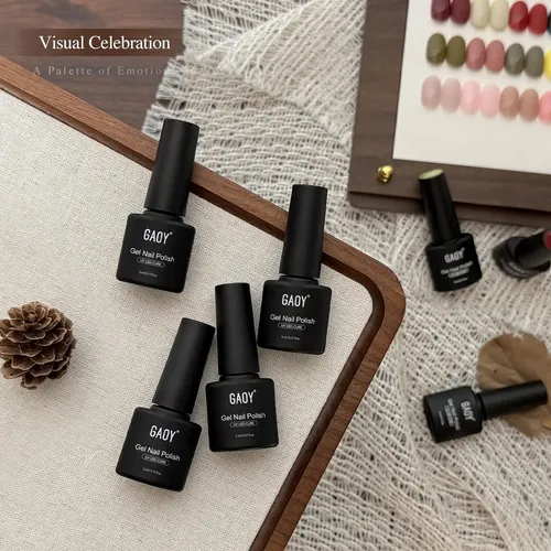 Set 60 Esmaltes Gel Colores Variados Con Base Y Top Coat