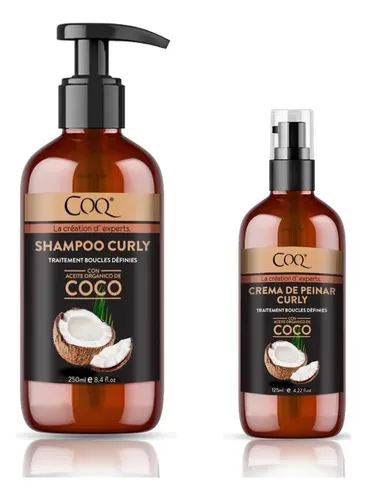 X2: Shampoo + Crema De Peinar Curly Rizos Naturales Sin Friz