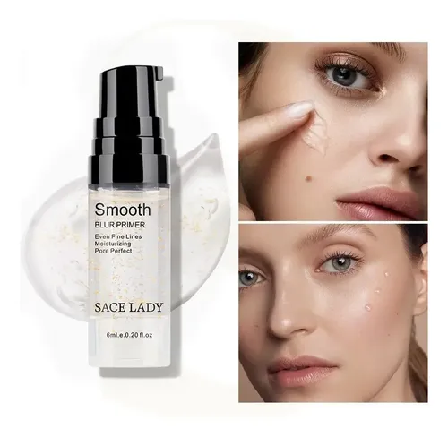 Prebase Maquillaje Satinada Transparente Con Oro 24k Gold