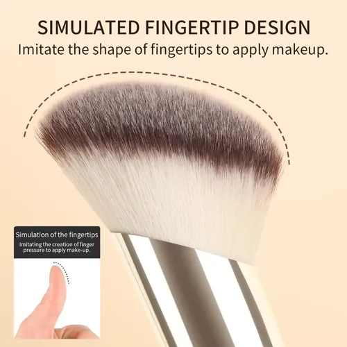 Set De 20 Brochas De Maquillaje Doradas Profesionales De Luj