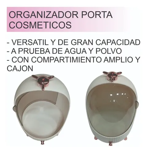 Organizador Porta Cosmeticos Maquillaje Make Up Capsula Luz