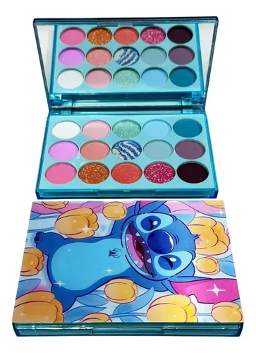 Sombra Maquillaje Paleta Labubu – Capibara- Stitch Tendencia