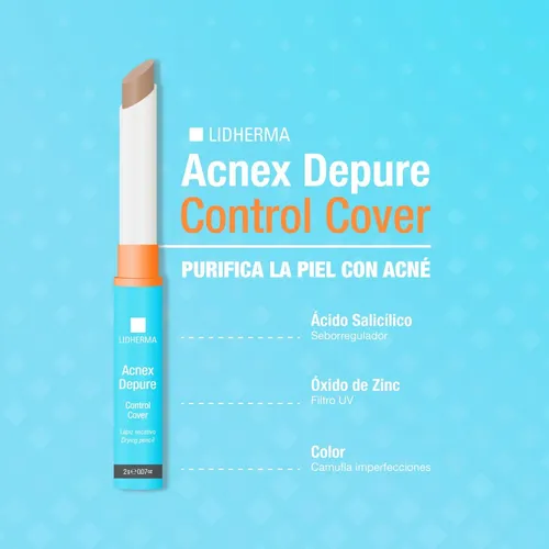 Acnex Depure Control Cover Correctivo Acné Lidherma