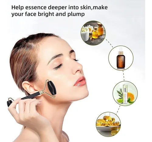 Rodillo De Jade Para De Masaje De Raspado Gua Sha De La
