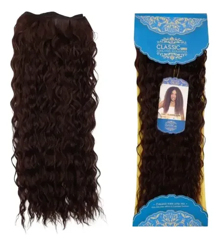 Cortina De Pelo Rizado Orgánicas Afro 4,50 Metros Reales !! Color #4