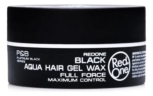 Cera Capilar Red One Aqua Hair Gel Wax Black 150ml