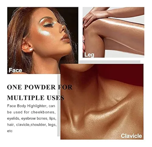Maquillaje Iluminador En Polvo Con Purpurina, El