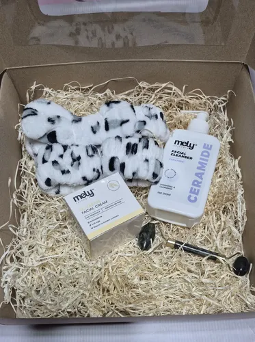 Set Skincare Rutina Facial Limpieza Vincha Moño Regalo Mujer