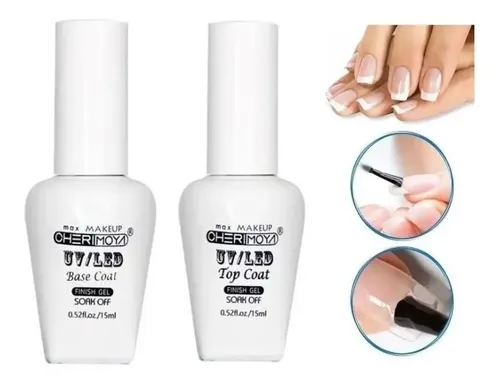 Cherimoya 15ml Base Coat O Top Coat Gel Led Uv X1u.
