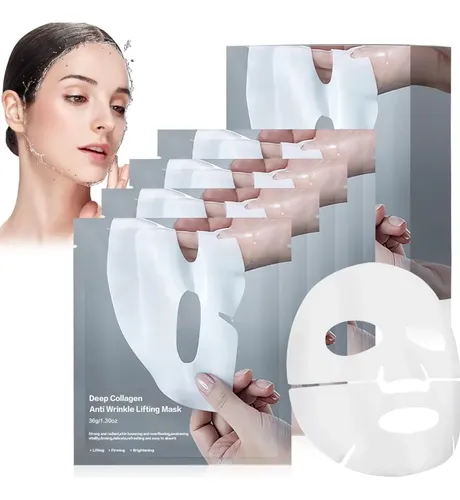 Pack X4 Mascarilla Absorbible Colágeno Antiarrugas Koec