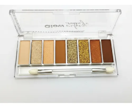 Set X 4 Paletas Sombras Ojos Matte Glitter Brillante Skora