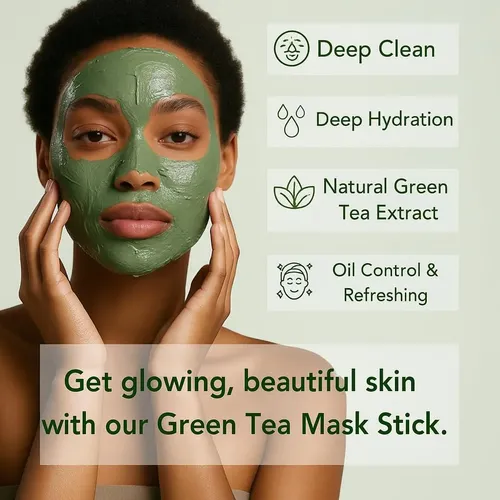 Mascarilla De Té Verde Shuiku En Barra Para Puntos Negros
