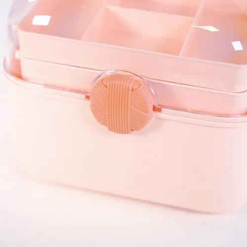 Caja Organizadora De Maquillaje Con Tapa