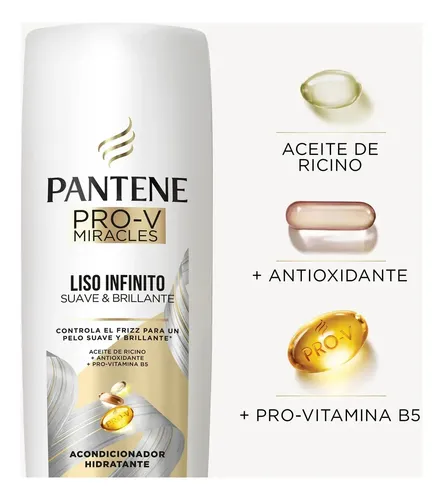 Acondicionador Pantene Pro-v Liso Infinito X700ml