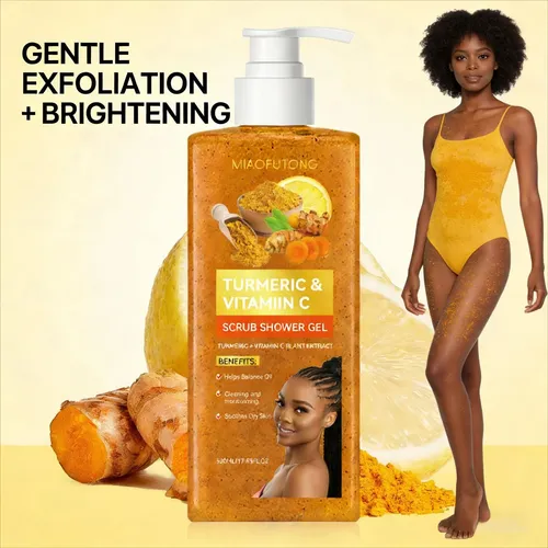 Gel Corporal Limpieza Profunda Y Brillo Cúrcuma 520ml 2pc