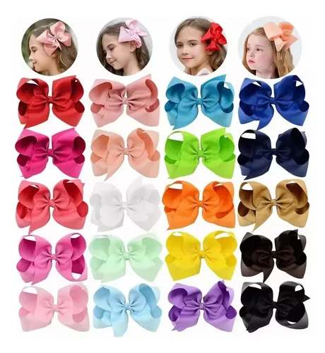 Gg-cdfs Pinzas For El Pelo Con Lazo Grande De 15 Cm For //