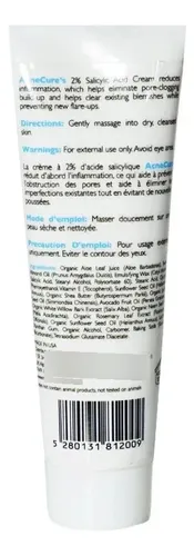 Crema Acid Saliclic 2% Omic+ Acné Destapar Poros Hidrata