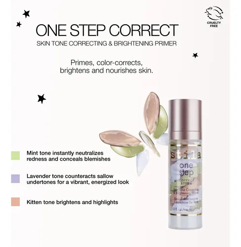 Sérum Facial Primer Stila One Step, Corrector De Color, 30 M