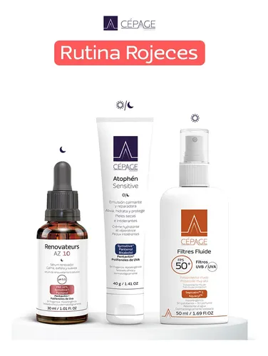 Rutina Cepage Facial Renovador Piel Sensible Calmante