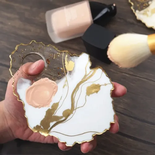Paleta De Maquillaje Cosmético Herramienta Espátula Moldes D