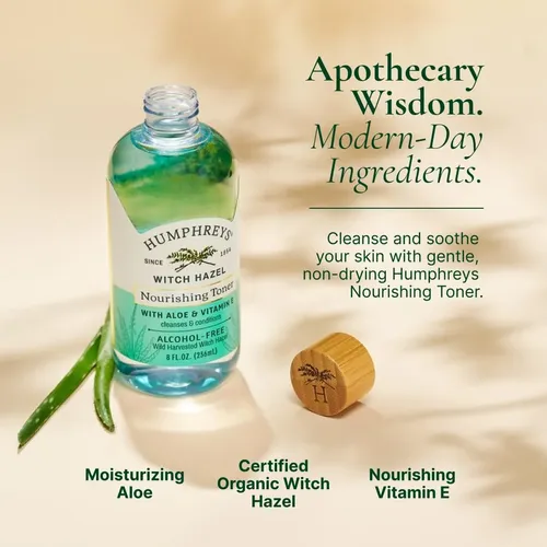 Tónico Astringente Humphreys Witch Hazel Sin Alcohol 236 Ml