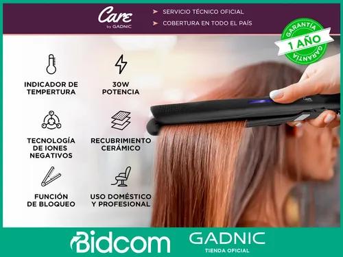 Planchita Peluqueria Profesional Cabello Gadnic P1001 Pro