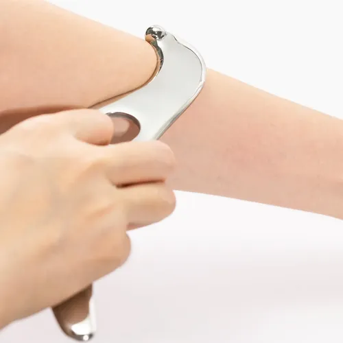 Masajeador Forqoqo Set De 4 Piezas De Gua Sha De Acero Inoxi