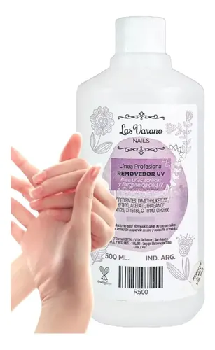 Removedor Esmalte Uv Semipermanente Las Varano 500ml
