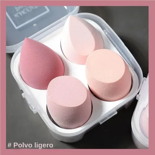Esponja De Maquillaje Suave Doble Uso Sin Absorber Polvo En