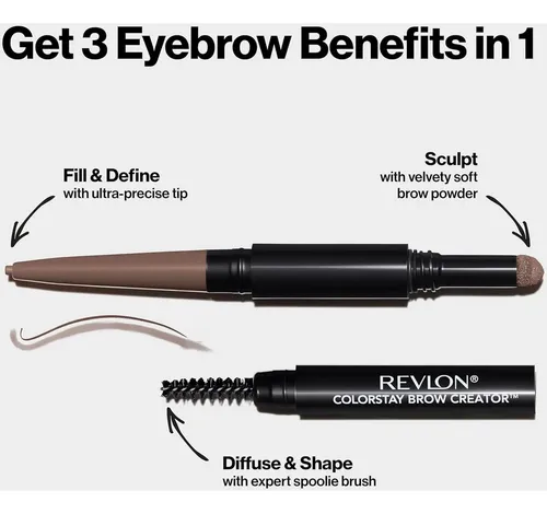Delineador Y Polvo Para Cejas Revlon Colorstay Brow Creator
