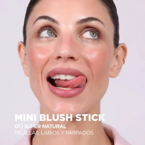 Blush Stick Mini Rubor Cremoso Con Vitamina E Regina 01 Super Natural