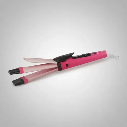 Rizador De Pelo 2 En 1 Dinax Style 30w Color Rosa Chicle
