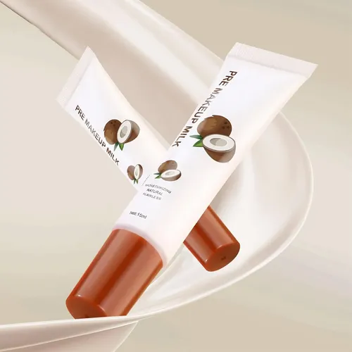 Prebase Facial Hidratante Con Leche De Coco Antes Del Maquil