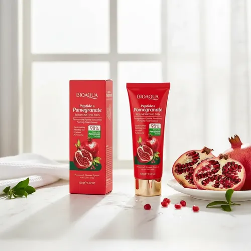 Limpiador Facial Péptidos Y Extracto De Granada 100g Bioaqua