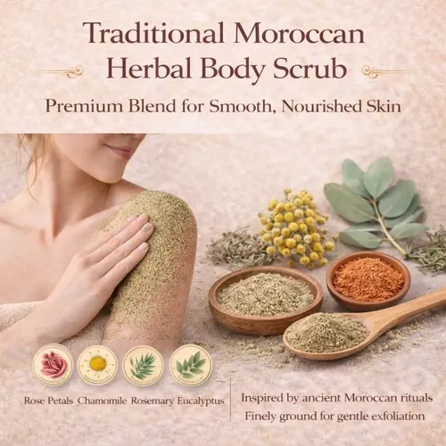 Exfoliante Corporal Feriha 120 G Moroccan Sakla Herbal Detox