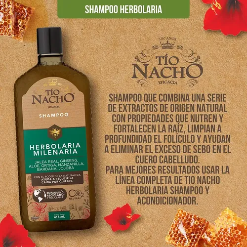 Tio Nacho Herbolaria Milenaria Shampoo + Acondicionador