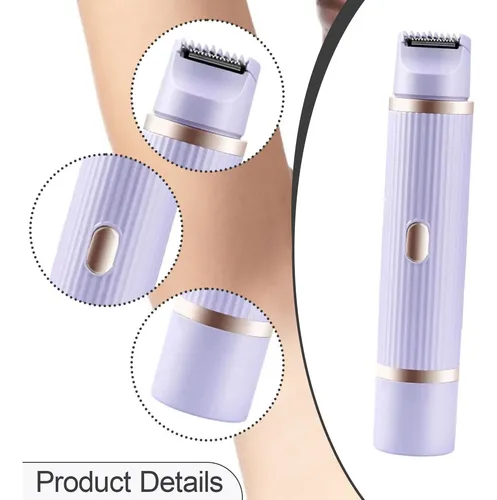 Maquinilla De Afeitar Eléctrica Para Bikini, Violeta