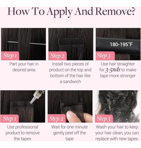 Extensiones De Cabello Con Cinta Remy Goo Goo 20 In 50 G