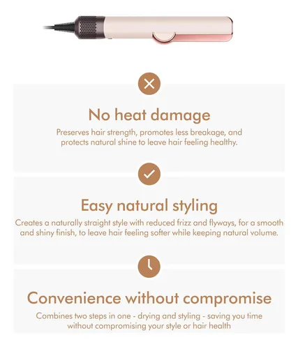 Dyson Airstrait Plancha Secadora De Cabello Profesional