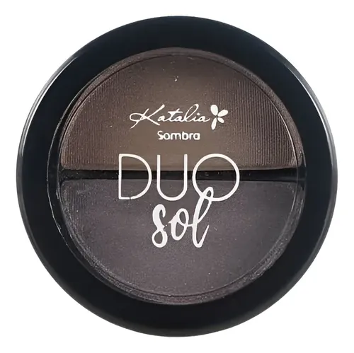 Sombra De Ojos Compacta Duo Sol Katalia Color 03- Visón