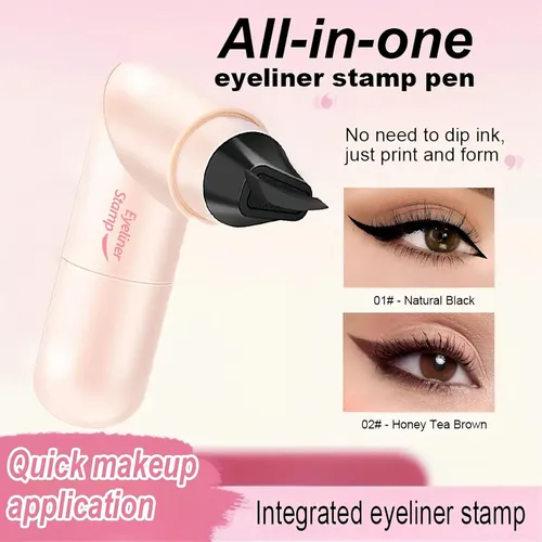Eyeliner Estampado Resistente Al Agua Y Manchas Marca